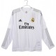 2015-16 Retro Real Madrid white home long sleeve Jersey
