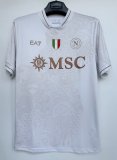 2025/26 Mens Napoli 1:1 away white soccer jersey