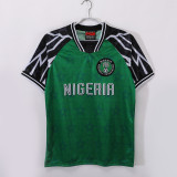 1995 Mens Nigeria  Home  Retro green soccer Jersey