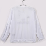 2015-16 Retro Real Madrid white home long sleeve Jersey