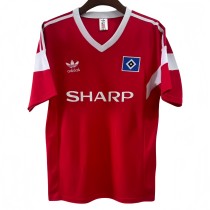 1998 Retro Mens Hamburg SV away red Soccer Jersey