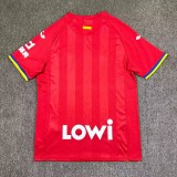 2025-26  Mens Getafe away red soccer Jersey