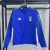 2025-26 Mens Italy white blue Double sided  windbreaker