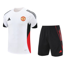2025-26 Mens Manchester United white Short traning suit