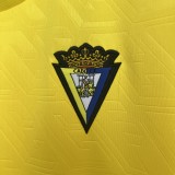 Men's Cadiz Cheap yellow home soccer jersey  2025-26
