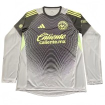 2025-26 Men's Club America  Player version  grey goalkeeper Long Sleeve soccer Jersey