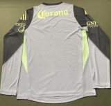 2025-26 Men's Club America  Player version  grey goalkeeper Long Sleeve soccer Jersey
