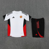 2025-26 Mens Manchester United white Short traning suit