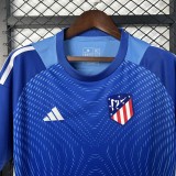 2025-26 Mens Atletico Madrid blue goalkeeper soccer  jersey