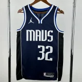 22-23 Dallas Mavericks FLAGG #32 Royal Blue Top Quality Hot Pressing NBA Jersey (Trapeze Edition)