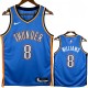 22-23 OKC Thunder WILLIAMS #8 Blue Top Quality Hot Pressing NBA Jersey