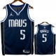 22-23 Dallas Mavericks RUSSELL #5 Royal blue Top Quality Hot Pressing NBA Jersey (Trapeze Edition)