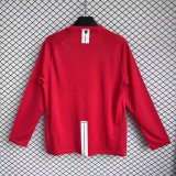2007-08 Mens Retro Manchester United Home Long sleeve Jersey