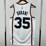 24-25 ROCKETS DURANT #35 White City Edition Top Quality Hot Pressing NBA Jersey