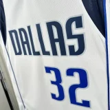 22-23 Dallas Mavericks FLAGG #32 White Top Quality Hot Pressing NBA Jersey
