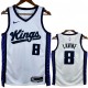 23-24 Kings LAVINE #8 White Top Quality Hot Pressing NBA Jersey