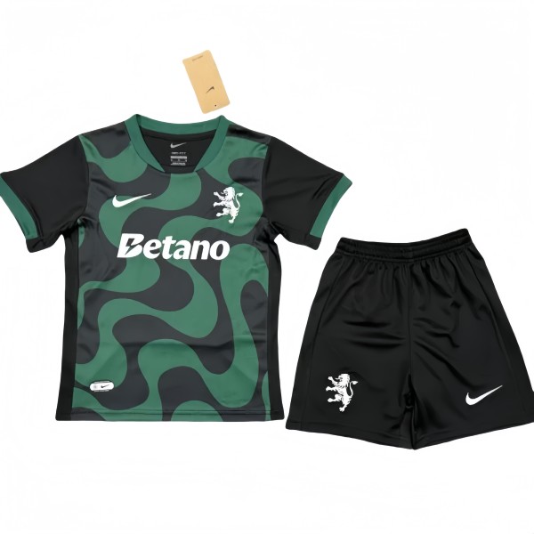 2025-26 Kids Sporting Lisbon Third away  Soccer Jersey