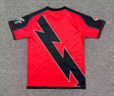 2025-26 Mens Rayo Vallecano away  red soccer Jersey