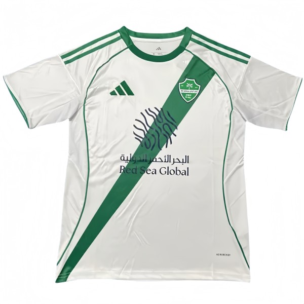 2025-26 Mens Al-Ahli Saudi home  white soccer jersey