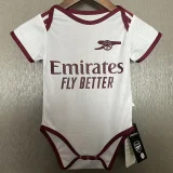 2025-26  Arsenal White Baby Infant Crawl Suit