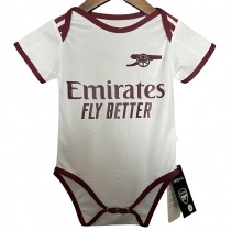 2025-26  Arsenal White Baby Infant Crawl Suit