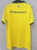 2025-26 Mens  Wrexham FC away  yellow soccer jersey