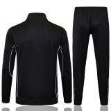 2025-26 Kids Real Madrid Jacket Black Training Suit