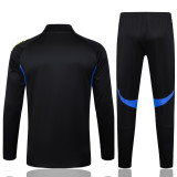 2025-26 KIDS Manchester United black Half-pull Training suit