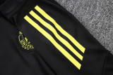 2025-26 KIDS Manchester United black Half-pull Training suit