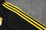 2025-26 Kids Real Madrid Jacket Black Training Suit
