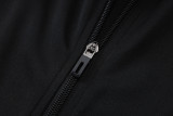 2025-26 Kids Real Madrid Jacket Black Training Suit
