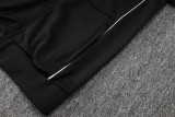 2025-26 Kids Real Madrid Jacket Black Training Suit