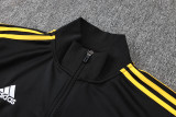 2025-26 Kids Real Madrid Jacket Black Training Suit