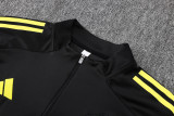 2025-26 KIDS Manchester United black Half-pull Training suit