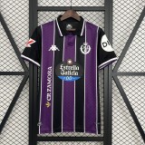 2025-26 Mens  Valladolid away Purple black soccer jersey