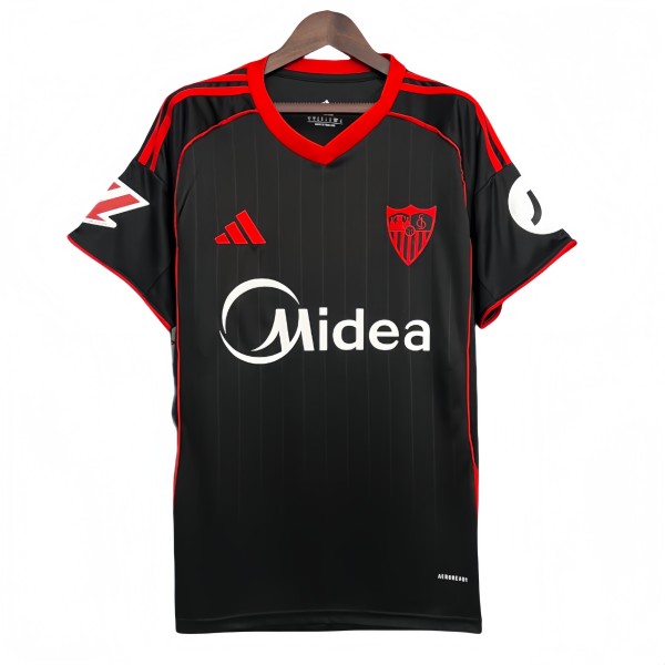 2025-26 Mens Sevilla third away red soccer Jersey