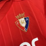 2025-26 KIDS Osasuna home red soccer Jerseys