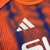 2025-26 Mens Schalke 04  Third away orange  Fans Soccer Jersey