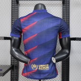 2025-26 Mens Barcelona Special Edition blue Player version soccer Jersey