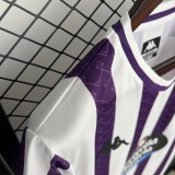 2025-26 Mens  Valladolid  home Purple White soccer jersey