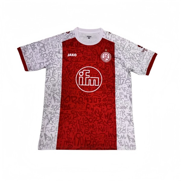 2025-26 Mens Rot Weiss Essen home red soccer jersey