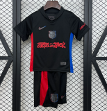 2025-26 Kids Barcelona away  soccer jersey