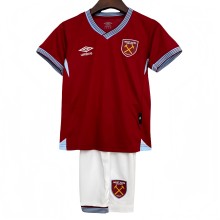 2025-26 Kids  West Ham United home soccer Jersey