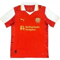 2025-26 Mens Rotherham United Home red Soccer Jersey