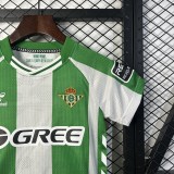 2025/26 Kids  Real Betis  home soccer  jersey