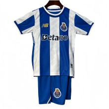 2025-26 Kids FC Porto home blue  soccer Jersey