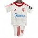2025-26 Kids Sevilla home White soccer Jersey