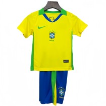 KIDS  Brazil home  soccer jersey  2526