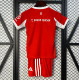 2025/26 Kids  Bayern Munich home red  jersey