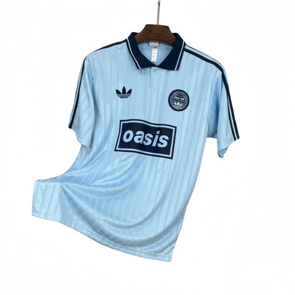 2025-26 Mens Oasis blue Polo soccer jersey